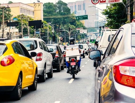 Motos no corredor